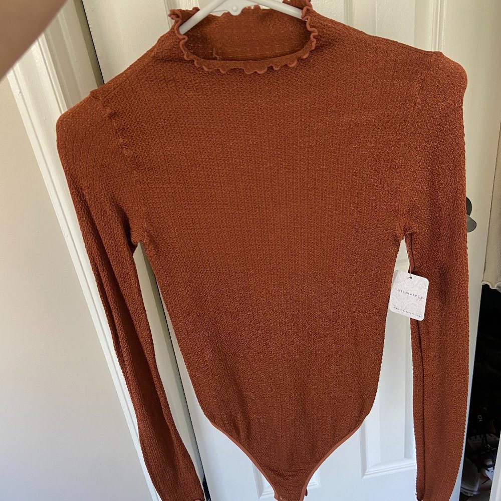 Free People Turtleneck Bodysuit NWT